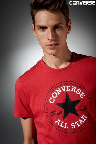 Converse Red Core Patch Tee